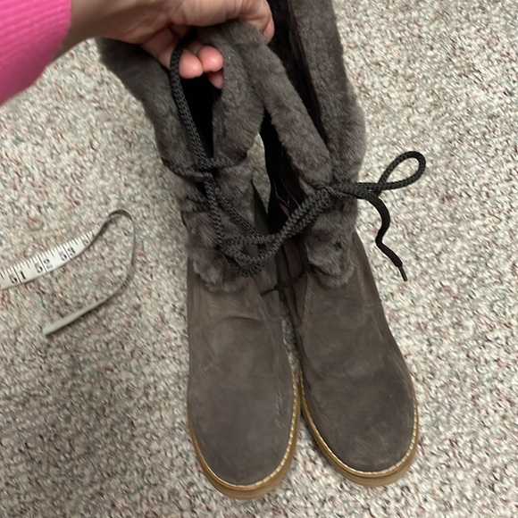 Vintage Pajar sherling boots with rubber heeled sole - Picture 5 of 8